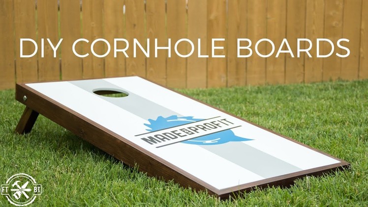 DIY Cornhole Boards with Style | How to Make