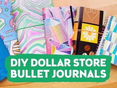 DIY Dollar Store Bullet Journals | Sea Lemon