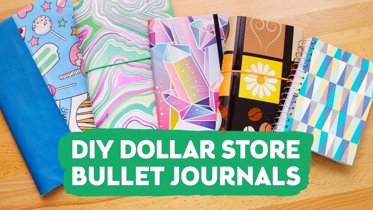 DIY Dollar Store Bullet Journals | Sea Lemon