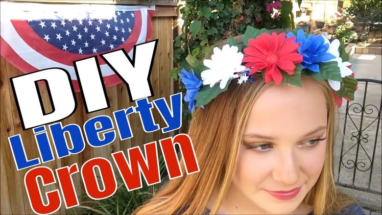 DIY Dollar Tree Crown for 4th of July!