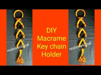 DIY Macrame key holder