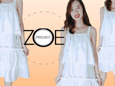 DIY shoulder strap dress | Zoe diy