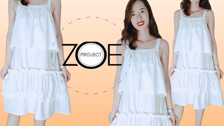 DIY shoulder strap dress | Zoe diy