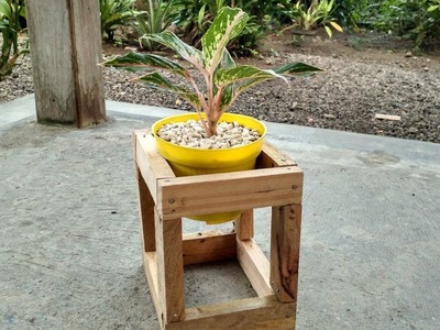 DIY Wood Cube Plant Stand Ideas #Part 5