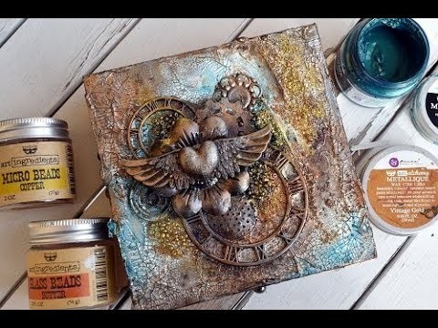 Giftbox  Art Alchemy Paint and Waxes  Tutorial