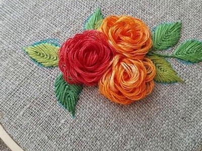 Hand Embroidery Designs l Embroidery design tutorial