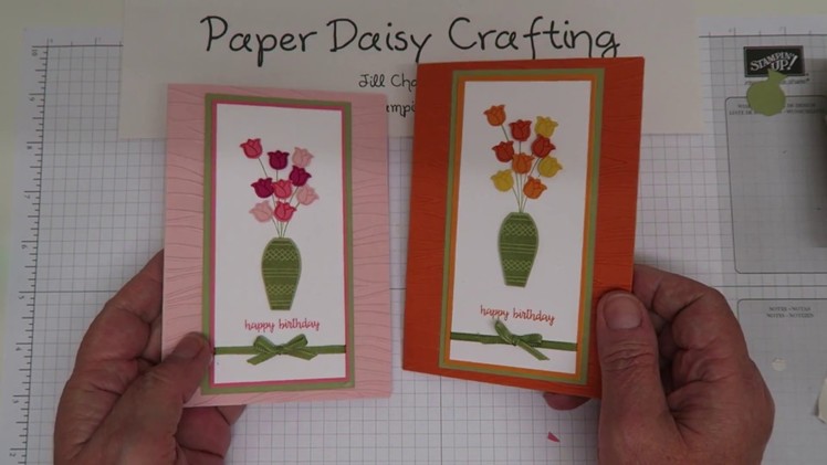 Handmade card tutorial with Varied Vases from Stampin' Up!