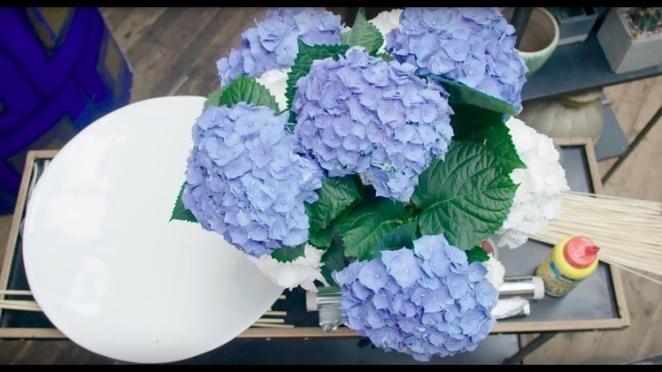 Hortensia bouquet in frame | Flower Factor tutorial | Powered by Hydrangea World