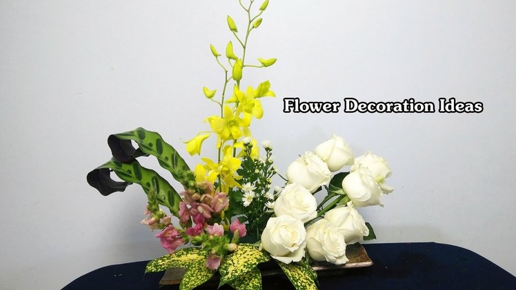HOW TO Arrange Flowers DIY Oncidium, Rose Fresh Flower?Flower Ideas 68