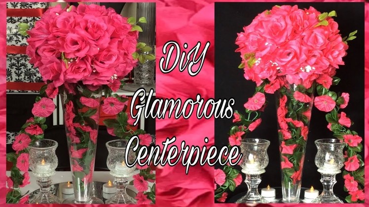 How To DIY Pink Elegant Wedding Centerpiece part 2 . 6000 Subscribers