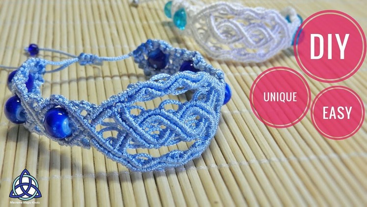 Macrame Bracelet Tutorial - Macrame NEW DESIGN