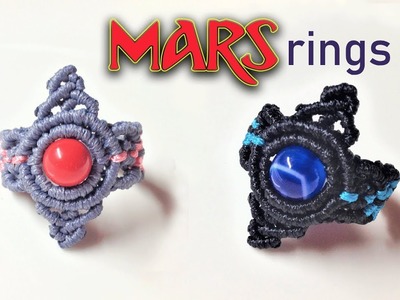Macrame tutorial for Ring: The Mars - Easy and impressive macrame ring pattern -thắt dây nhẫn tay