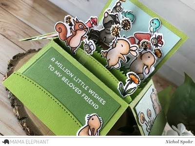 Mama Elephant | Dandelion Wishes 3D Pop Up Card