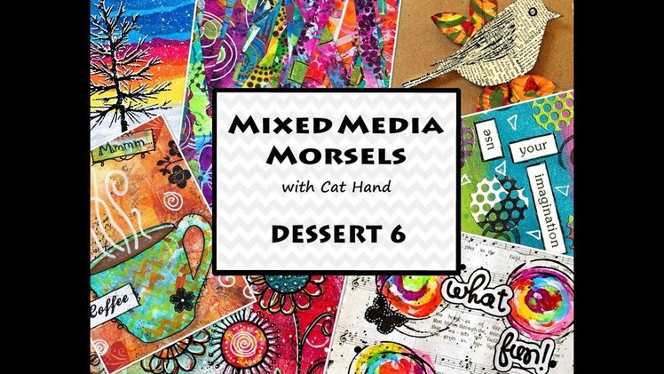 Mixed Media Morsels, Dessert 6 - Easy Handmade Stamps