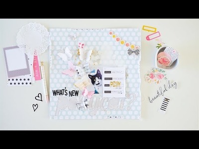 Scrapbooking process video | Felicity Jane: Brie | Polly layout