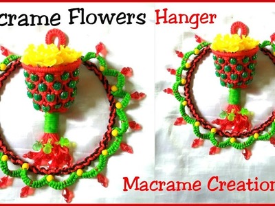 Simple Macrame Flower Wall Hanger Tutorial