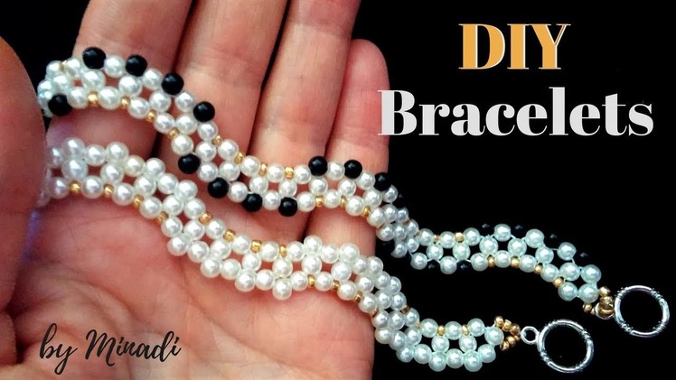 Stunning bracelets for complet look. beading tutorial. Beads Bracelets