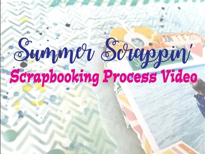 Summer Scrappin' Day 3- Scrapbooking Process #163- "321 Jump"