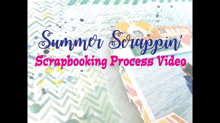 Summer Scrappin' Day 3- Scrapbooking Process #163- "321 Jump"
