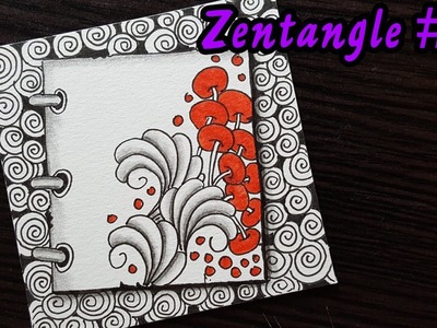 The art of Zentangle #41 | Shades | pencil shading | 3d art drawing | flowers | Zentangle art