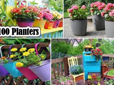Top 100 Planters – DIY Garden and Recycled