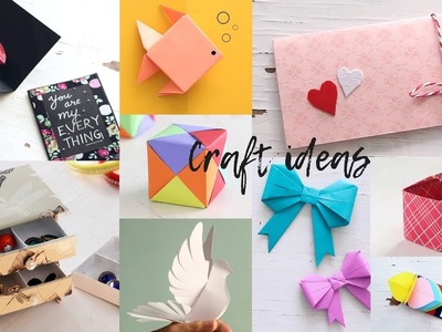 10 Lovely Paper Crafts | DIY Craft Ideas | Art All The Way