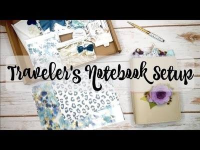 April 2018 Traveler's Notebook Setup | Foxy Fix + The Planner Society | The Sensible Mama