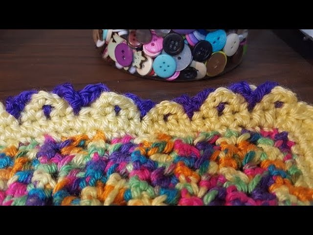 Baby Blanket Twist Border Tutorial