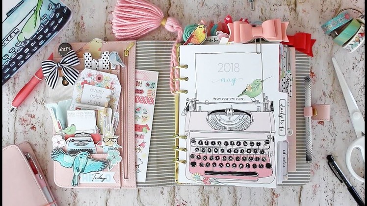 Cocoa Daisy May Planner Set Up.