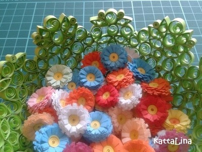 Cute and easy quilling flowers  - Quilling Blumen