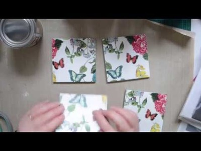 Decoupage Coasters | Sukilu Crafts