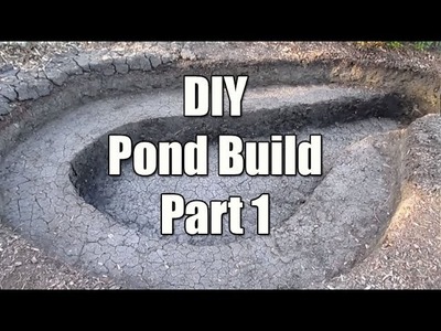 DIY Backyard Pond Build! Part 1 | Digging The Pond