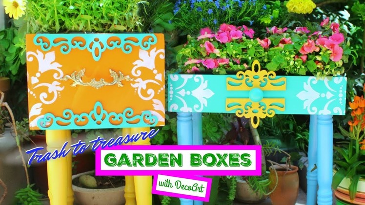 DIY Garden Planter Boxes