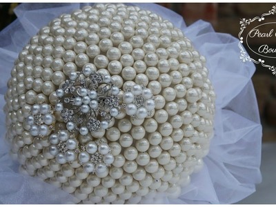 DIY Pearl Bridal Bouquet | DIY Glam Wedding Bouquet | DIY Wedding Tutorial