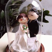 DIY Polymer Clay Chibi Couple - Bride and Groom