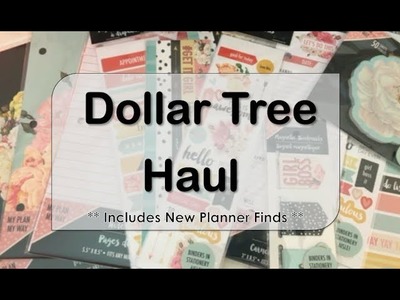 Dollar Tree Haul - **NEW** Planner Finds