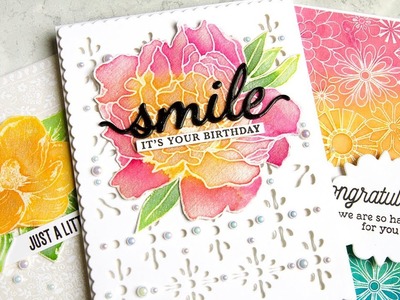 Fast Watercolor Looks For Stamping