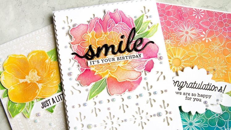 Fast Watercolor Looks For Stamping