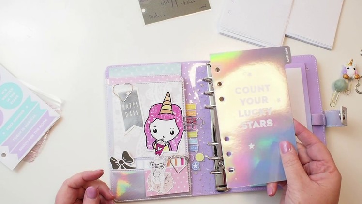 HOLOGRAPHIC kikki.K Planner - Set it up with me!