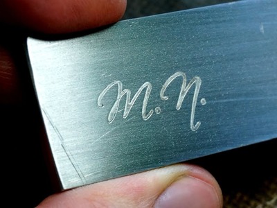 How to easily Etch the Logo in Steel using salt and batteries. A short Tutorial