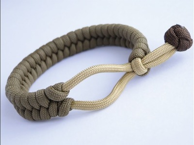 How to Make a "1 Loop Mad Max Style" Fishtail Paracord Bracelet-Bonus: Celtic Button Pull Knot