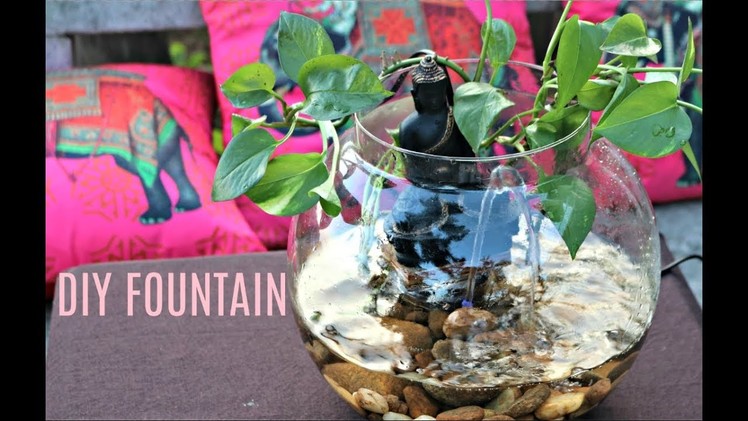 How to make a Table Top fountain in 2 min |Easy Fountain idea| DIY