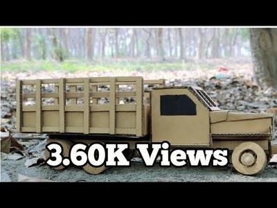 How to make  Amazing U.S. Army Truck with Cardboard sheet | Very Simple Diy