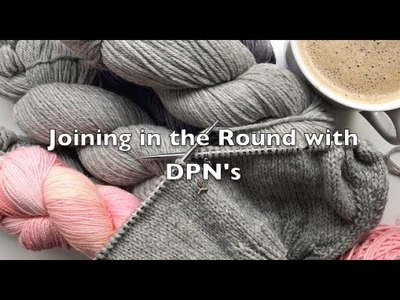 Let's Teach Gerald How to Knit Mittens - Joining in the Round on DPN's