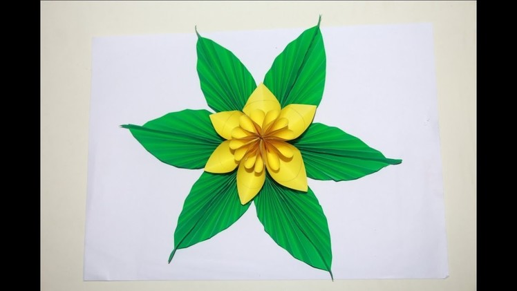Make Origami Kusudama Flower | Flower origami easy for kids  | flower origami easy step by step