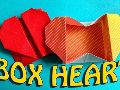 Origami: Heart Box & Envelope for Mothers Day