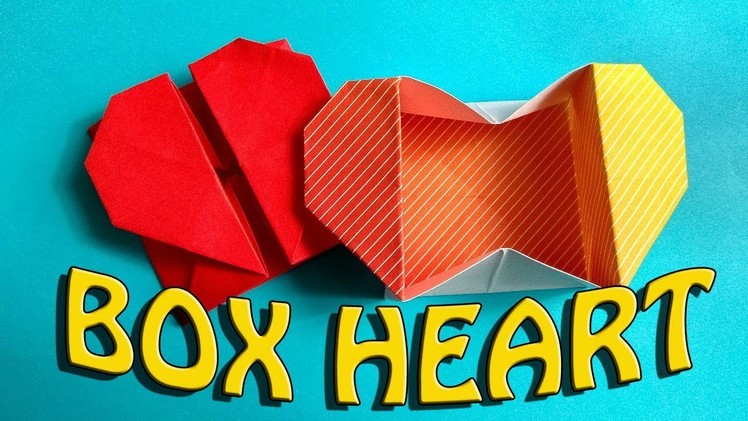 Origami: Heart Box & Envelope for Mothers Day