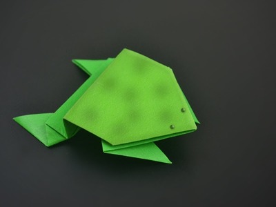 Origami: Jumping Frog - Instructions in English (BR)