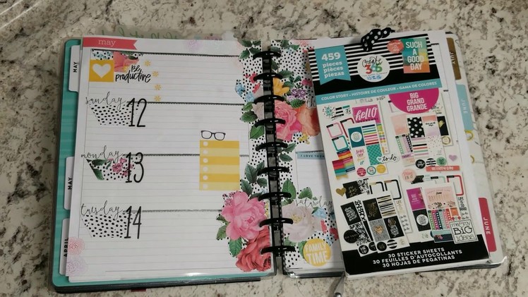 Plan With Me  - Classic Happy Planner - May 12th -13th