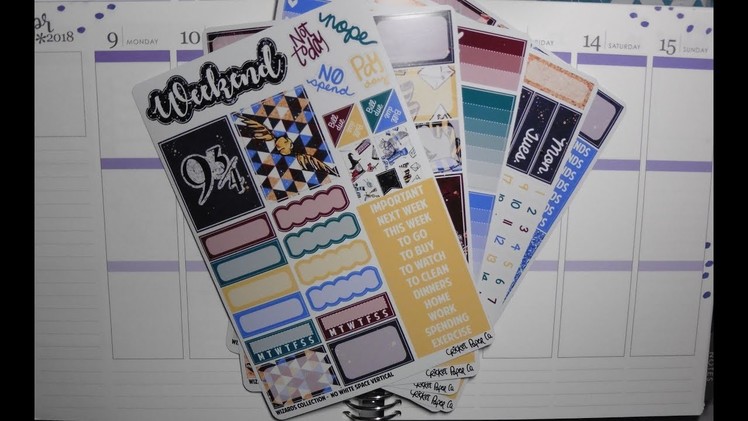 Plan With Me | Wizards Collection (CricketPaperCo.) | Erin Condren Life Planner